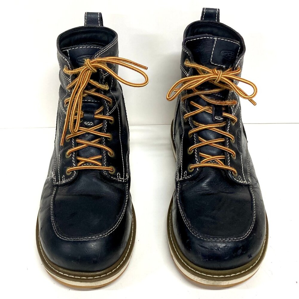 Men's Keen Utility Boots Waterproof Aluminum Toe Black Size 11D Work Boots - Picture 6 of 12